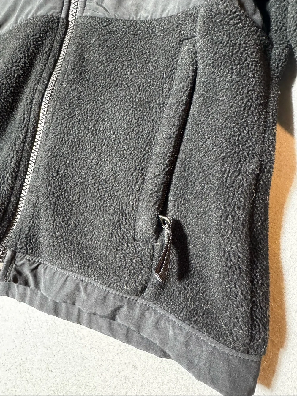 The North Face Youth Black Denali Full-Zip Fleece Performance Jacket